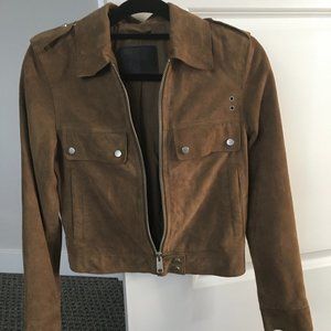 ALLSAINTS suede leather jacket